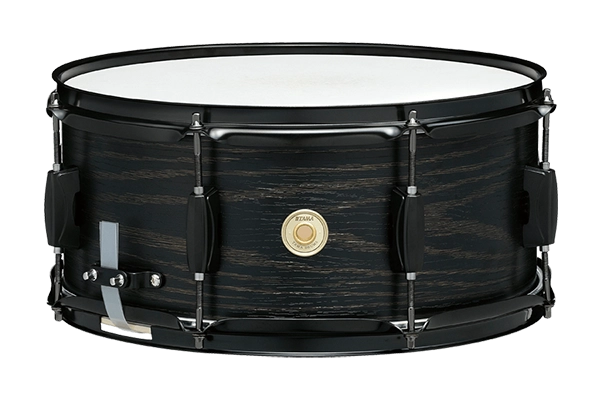 Tama WP1465BK Black Oak Wrap Woodworks Snare Drum - product image