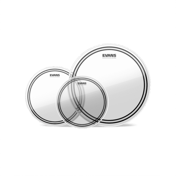 Evans ETP-EC2SCLR-S(12,13,16) Tom Pack Drumhead, Ec2 Clear Sst- Standard - product image