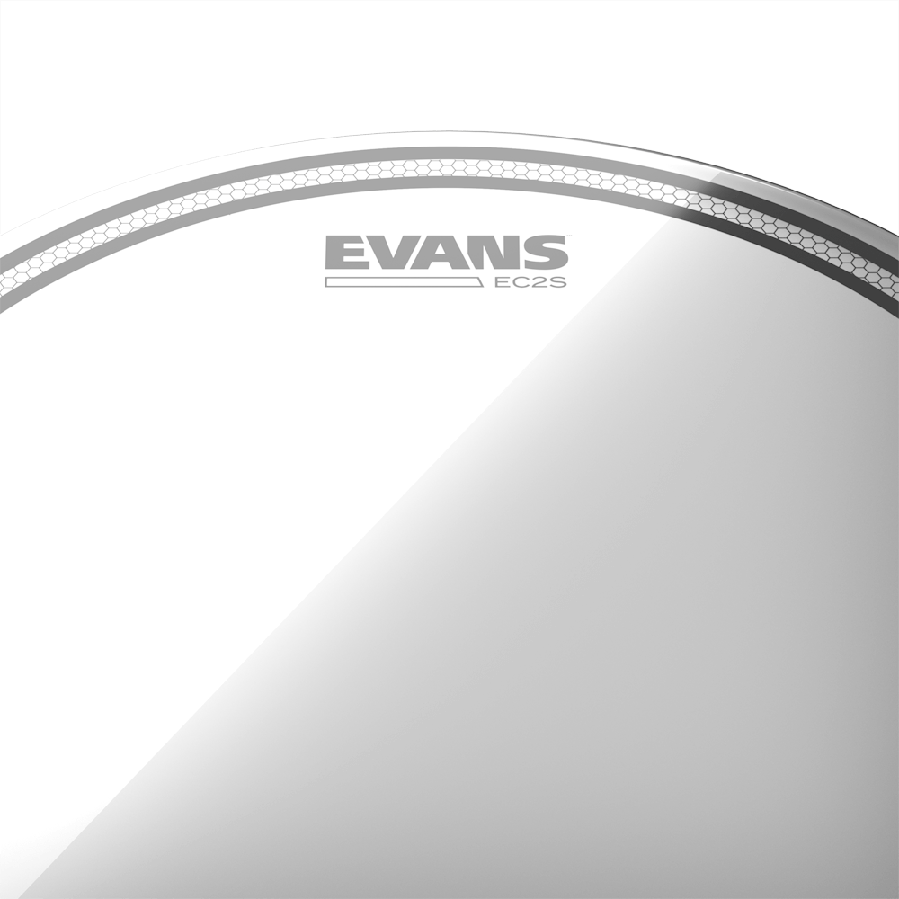 Evans ETP-EC2SCLR-S(12,13,16) Tom Pack Drumhead, Ec2 Clear Sst- Standard - product image
