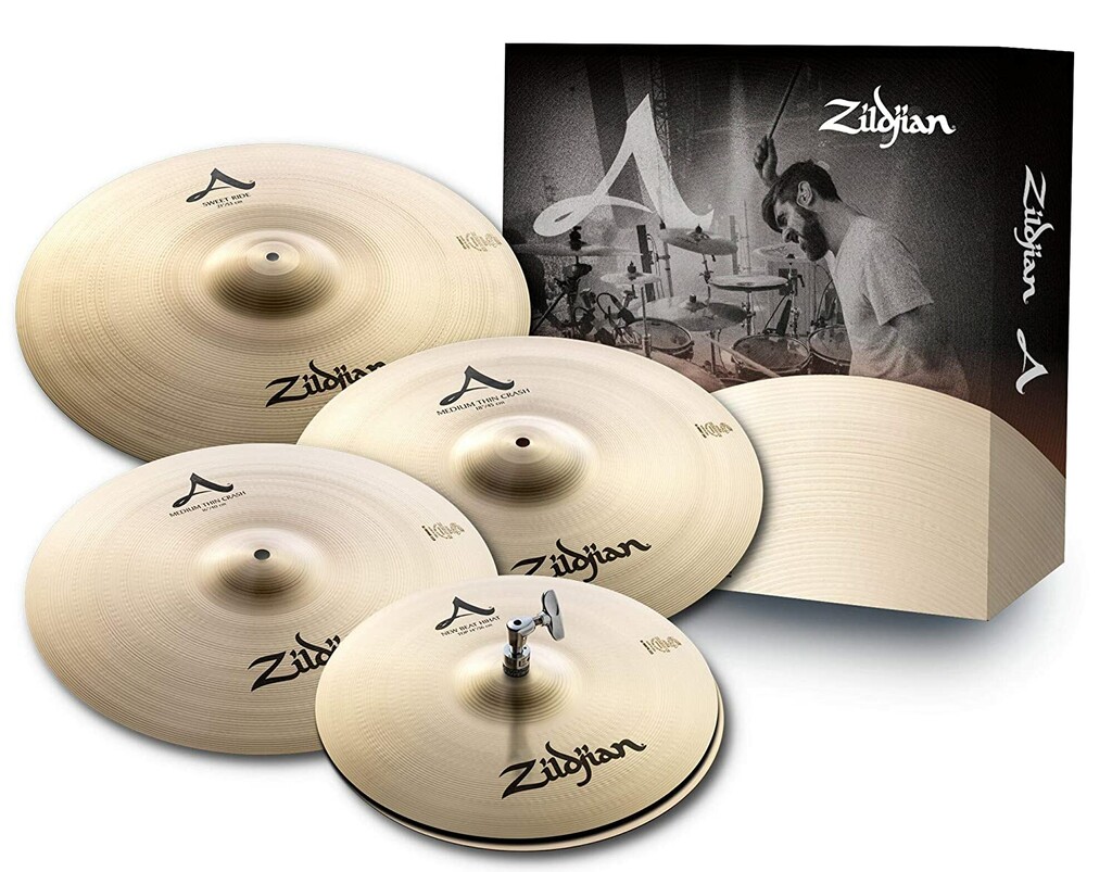 Zildjian A Sweet Ride Cymbal Pack (14" Hi-Hats, 16" Crash, 18" Crash, 21" Sweet Ride)