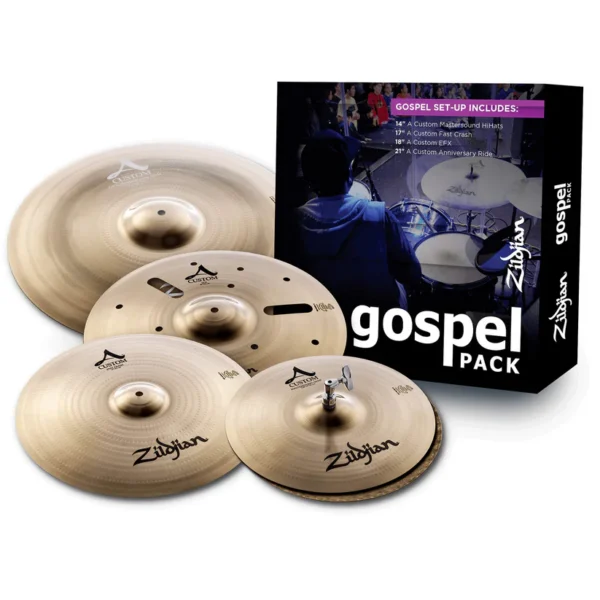 Zildjian A Custom Gospel Cymbal Pack – AC0801G - product image
