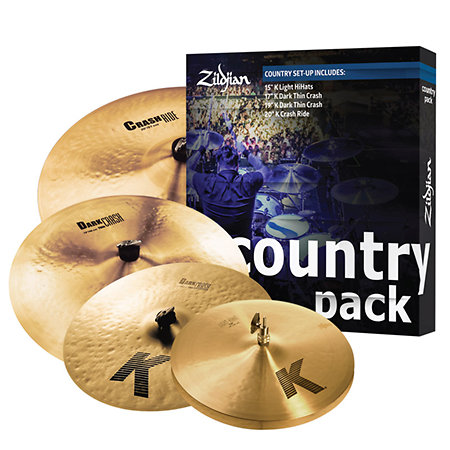 Zildjian K Country [15H, 17C, 19C, 20CR] Cymbal Pack - product image
