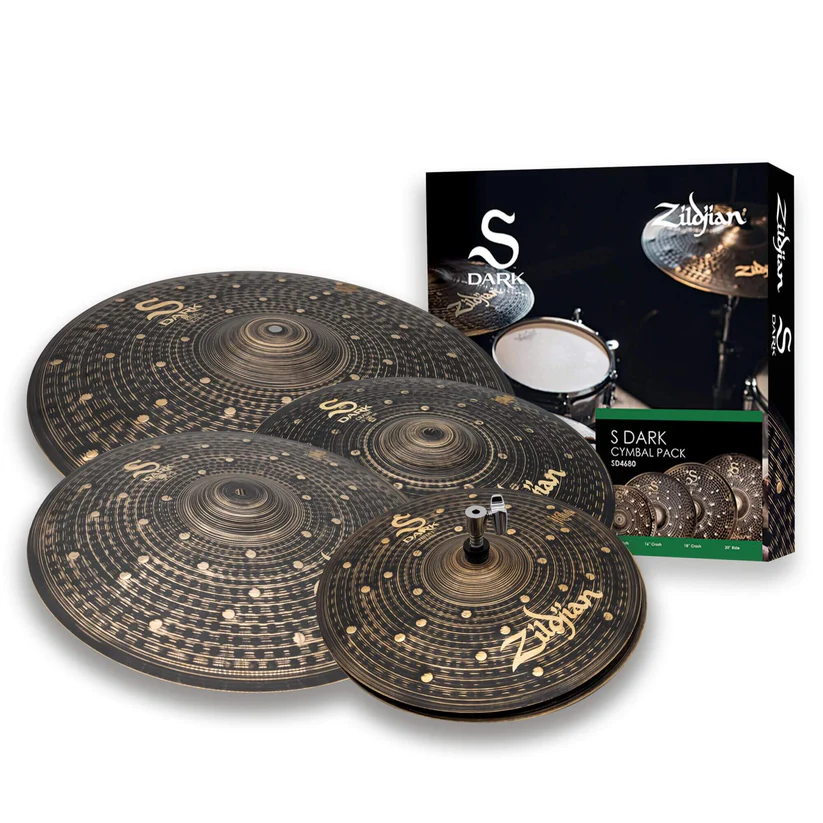Zildjian S Dark 4-Piece Cymbal Pack – SD4680 - product image