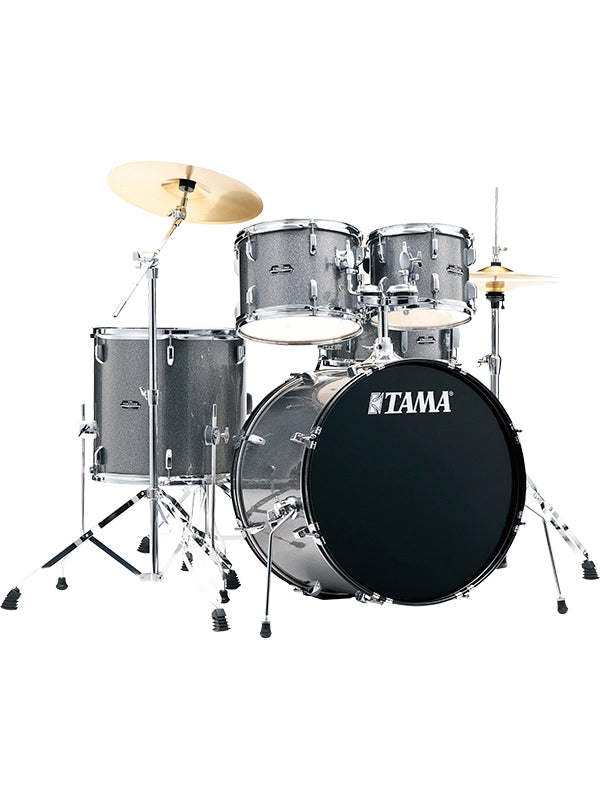Tama Stagestar ST52H5 5-Piece Drum Kit with Hardware & Throne - Cosmic Silver Sparkle - product image
