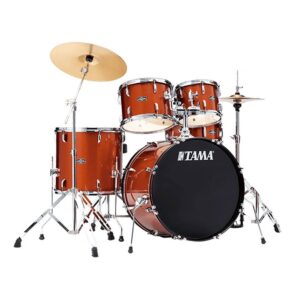 Tama Stagestar ST52H5 5-Piece Drum Kit with Hardware & Throne - Scorched Copper Sparkle