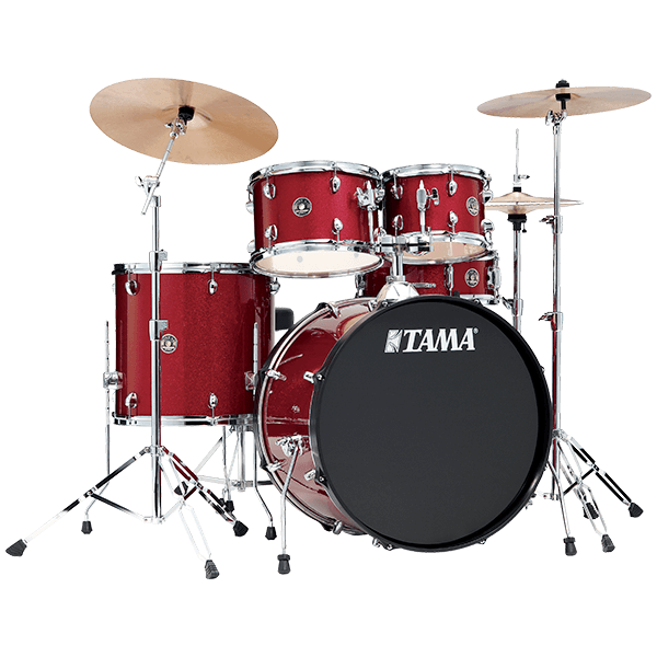 Tama Rhythm Mate 22" Candy Apple Mist Drum Set 5Pc With Hardware & Throne - product image