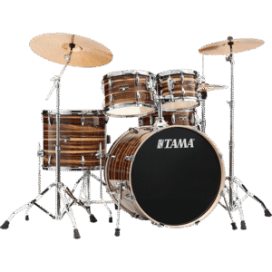 Tama Imperialstar 5-Piece Complete Drum Set with Hardware & Throne - Coffee Teak Wrap