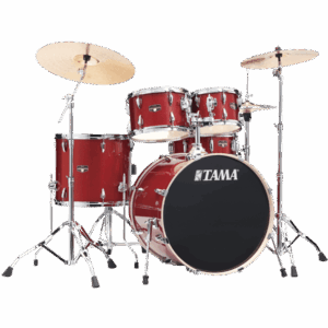 Tama Imperialstar 5-Piece Complete Drum Set with Hardware & Throne - Burnt Red Mist