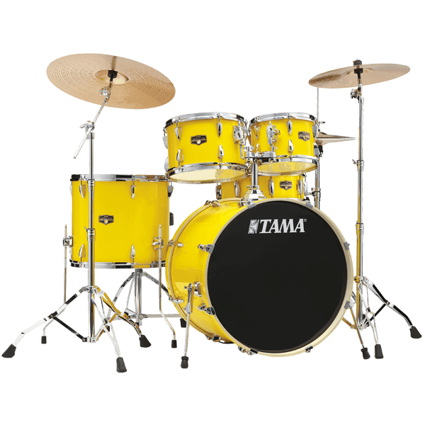 Tama Imperialstar 5-Piece Complete Drum Set with Hardware & Throne - Electric Yellow - product image