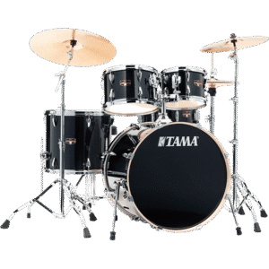 Tama Imperialstar 5-Piece Complete Drum Set with Hardware & Throne - Hairline Black