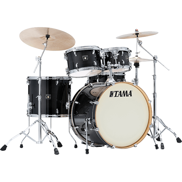 Tama Superstar Classic 5-Piece Maple Shell Pack - Transparent Black Burst - product image