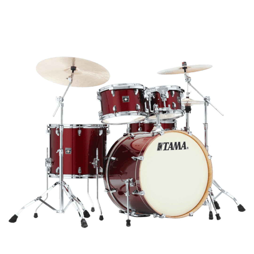 Tama Superstar Classic 5-Piece Maple Shell Pack - Dark Red Sparkle - product image