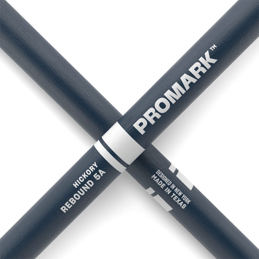 Promark 5A Blue Wood Tip Rebound Drum Sticks - product image