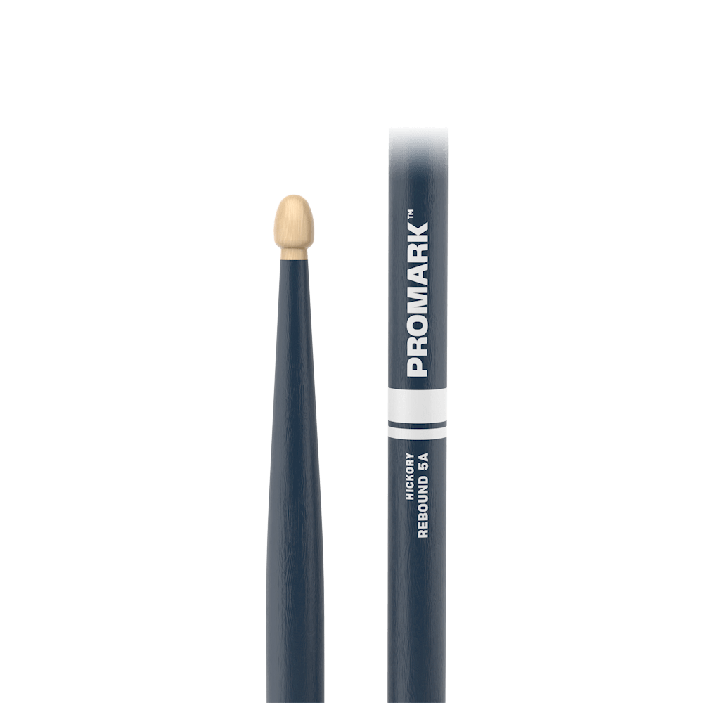 Promark 5A Blue Wood Tip Rebound Drum Sticks - product image