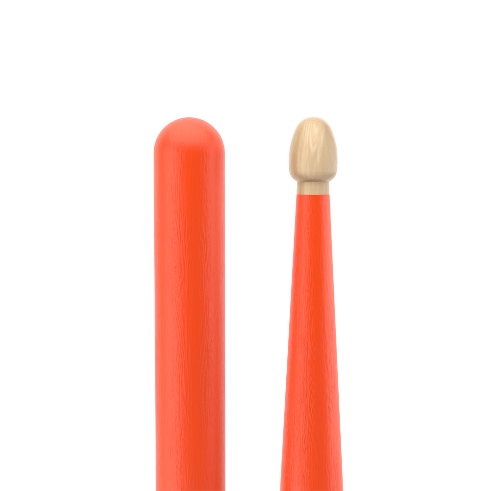 Promark 5A Orange Wood Tip Rebound Drum Sticks - product image