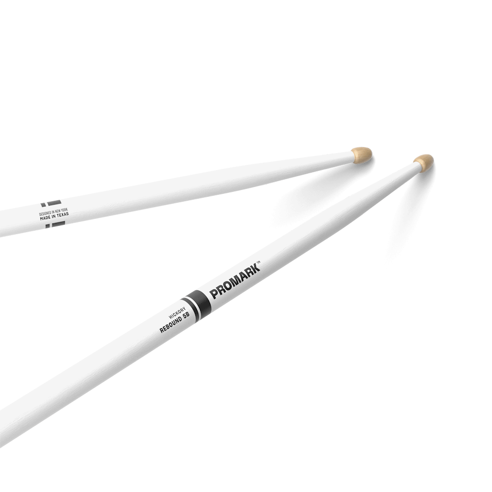 Promark 5A White Wood Tip Rebound Drum Sticks - product image