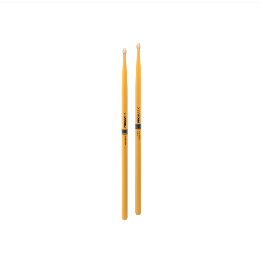 Promark 5A Yellow Wood Tip Rebound Drum Sticks - product image