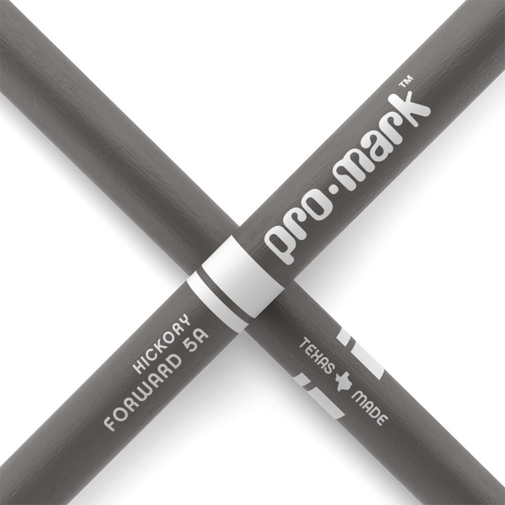 Promark 5A Grey Wood Tip Classic Forward Drum Sticks - product image