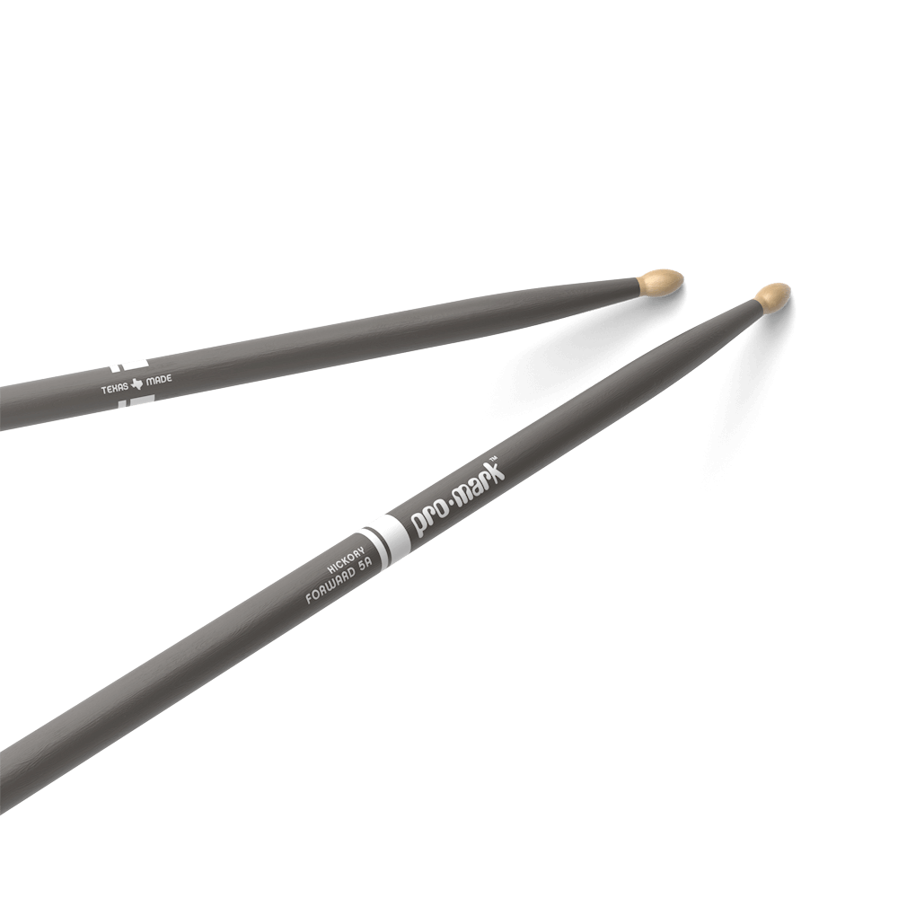 Promark 5A Grey Wood Tip Classic Forward Drum Sticks - product image