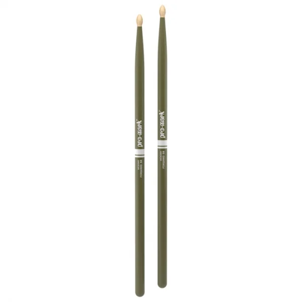 Promark 5A Green Wood Tip Classic Forward Drum Sticks - product image