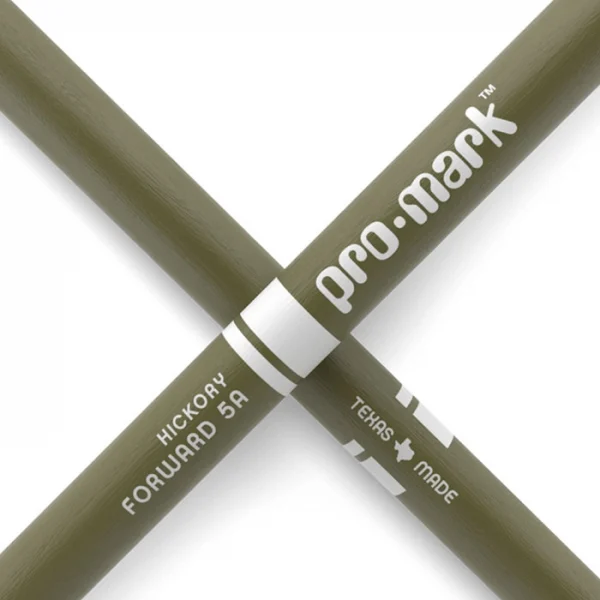 Promark 5A Green Wood Tip Classic Forward Drum Sticks - product image