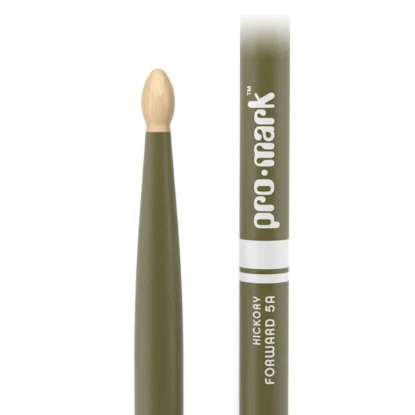 Promark 5A Green Wood Tip Classic Forward Drum Sticks - product image