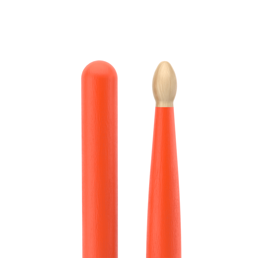 Promark 5A Orange Wood Tip Classic Forward Drum Sticks - product image