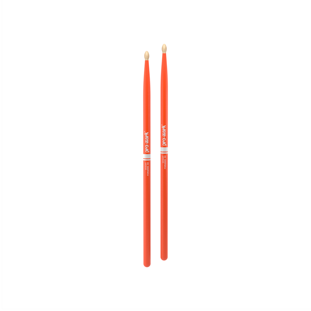 Promark 5A Orange Wood Tip Classic Forward Drum Sticks - product image