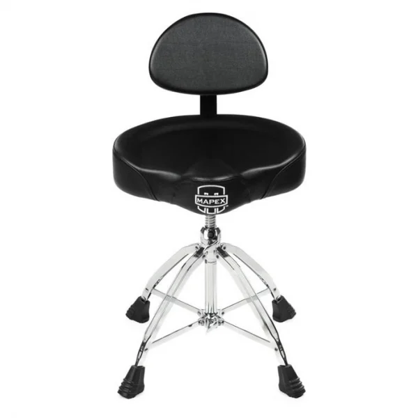 Mapex Drum Throne W/Back Rest Saddle Seat - product image