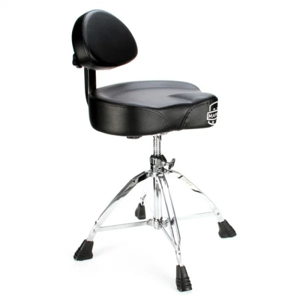Mapex Drum Throne W/Back Rest Saddle Seat - product image