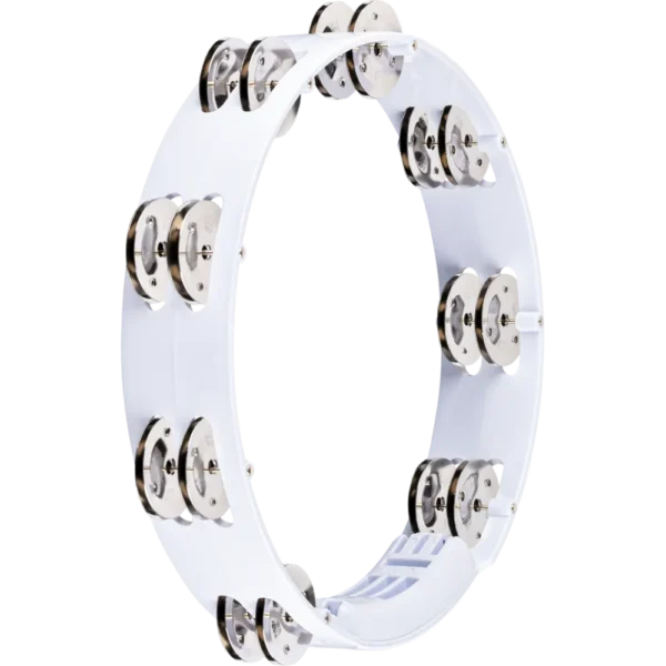 Meinl Headliner Series White Plastic Stainless Steel Jingles 2 Rows - 10" Tambourine - product image