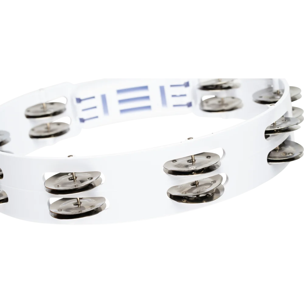 Meinl Headliner Series White Plastic Stainless Steel Jingles 2 Rows - 10" Tambourine - product image