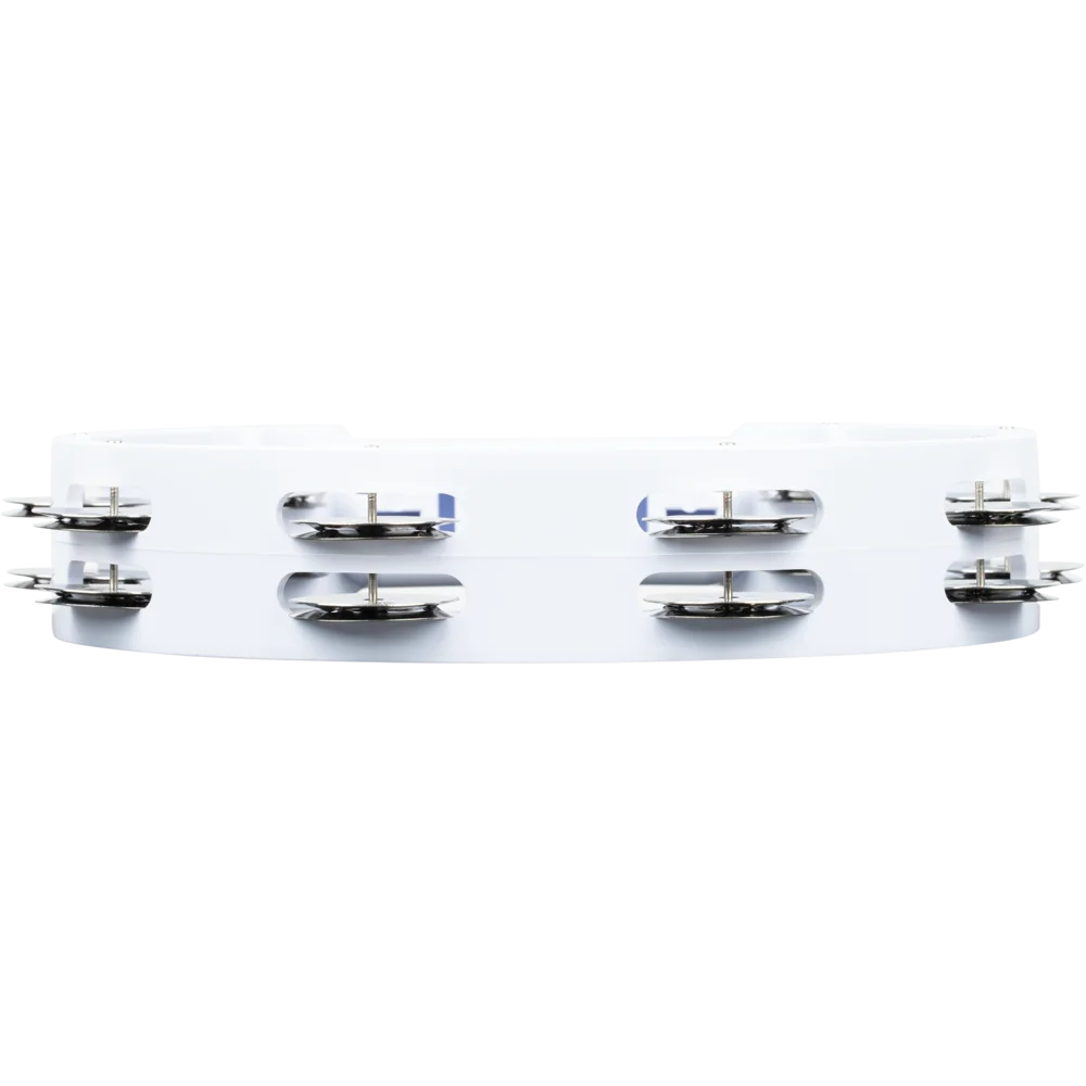 Meinl Headliner Series White Plastic Stainless Steel Jingles 2 Rows - 10" Tambourine - product image