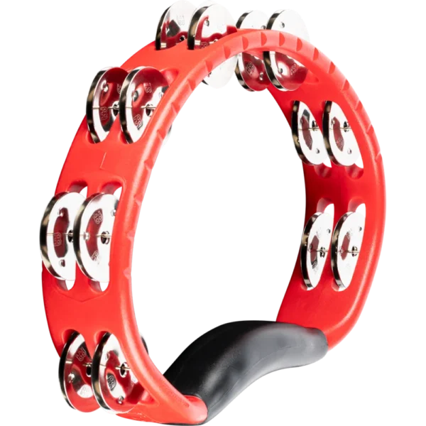 Meinl Headliner Series Red Plastic Stainless Steel Jingles 2 Rows Tambourine - product image