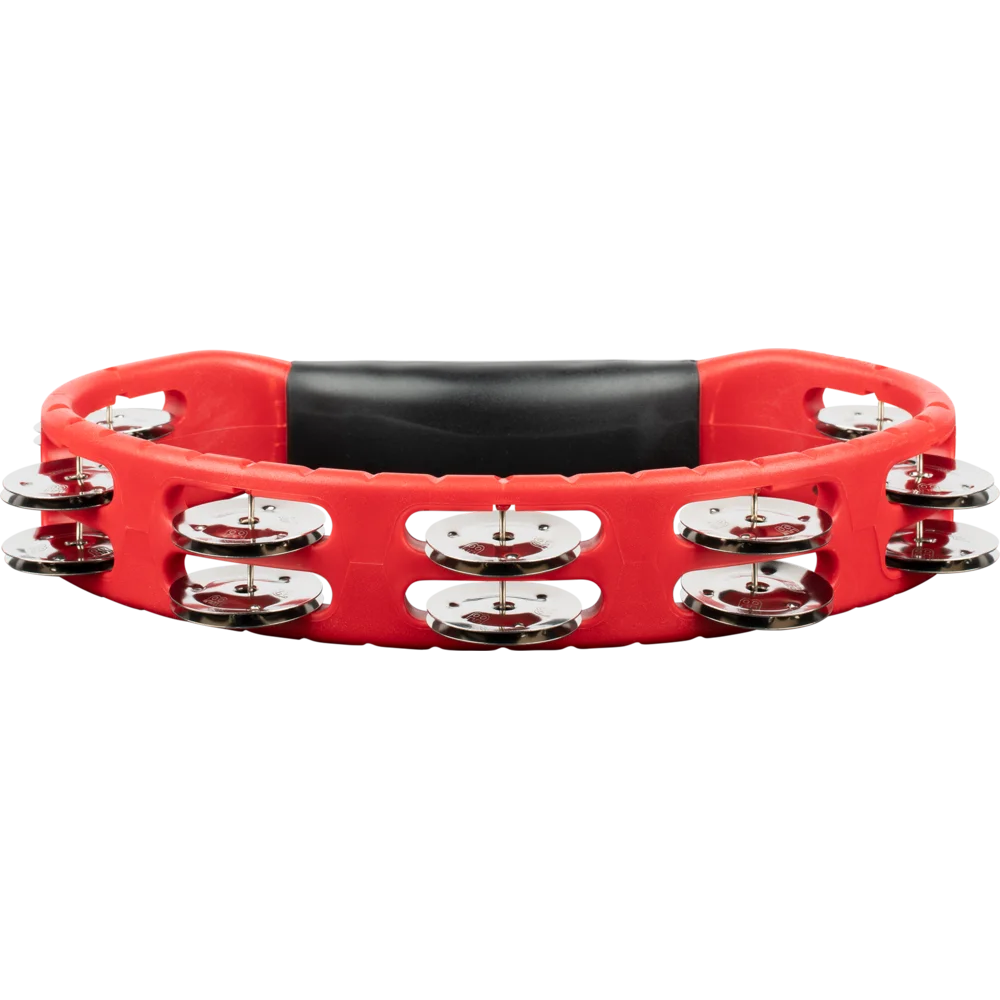 Meinl Headliner Series Red Plastic Stainless Steel Jingles 2 Rows Tambourine - product image