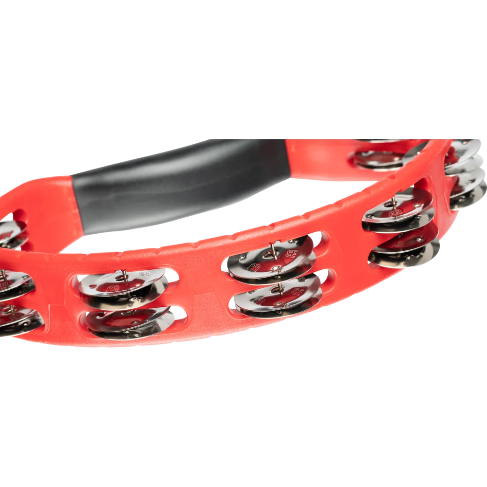Meinl Headliner Series Red Plastic Stainless Steel Jingles 2 Rows Tambourine - product image