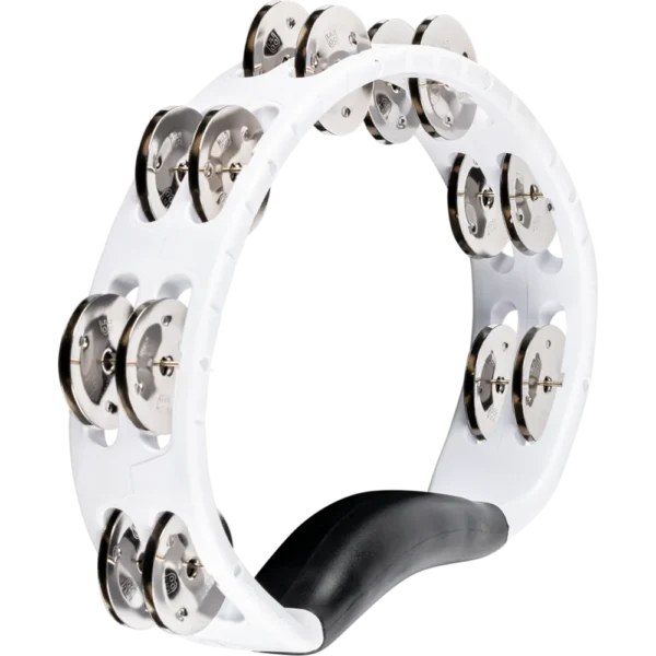Meinl Headliner Series White Plastic Stainless Steel Jingles 2 Rows Tambourine - product image