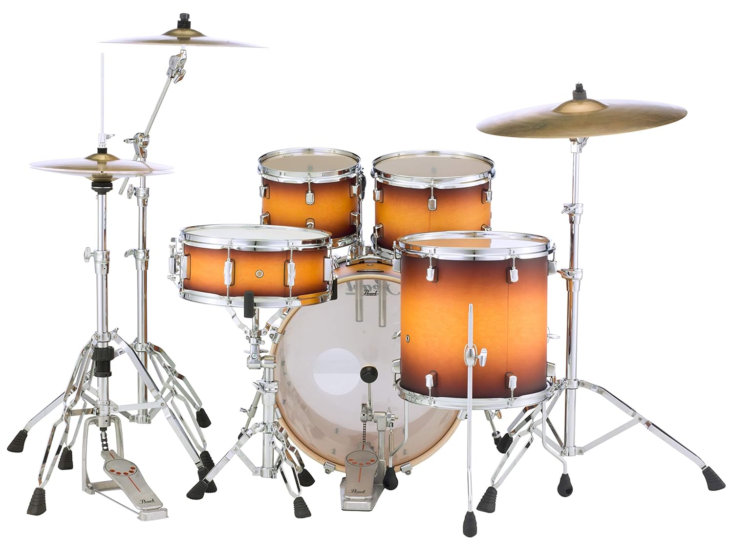 Pearl Decade Maple DMP925SP/C225 5-Piece Shell Pack, Classic Satin Amburst - product image