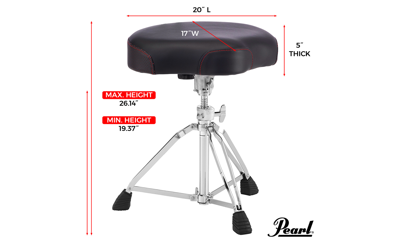 Pearl D-3500 Drum Throne - product image