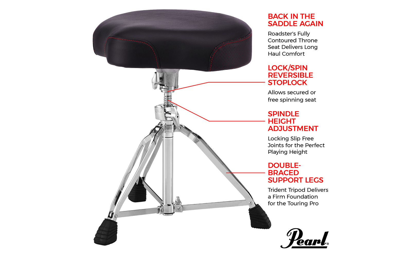 Pearl D-3500 Drum Throne - product image