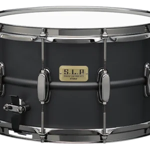 Tama S.L.P. Big Black Steel 14"x8" Snare Drum – LST148