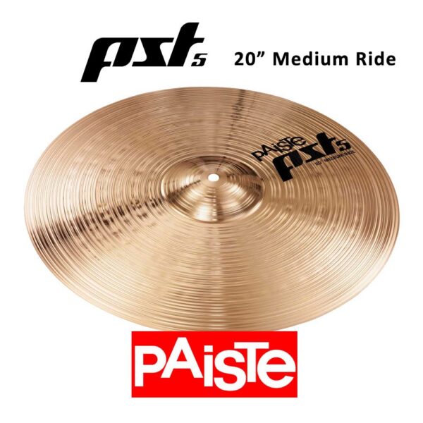 Paiste PST 5 Series Medium Ride 20Inch Cymbal - product image