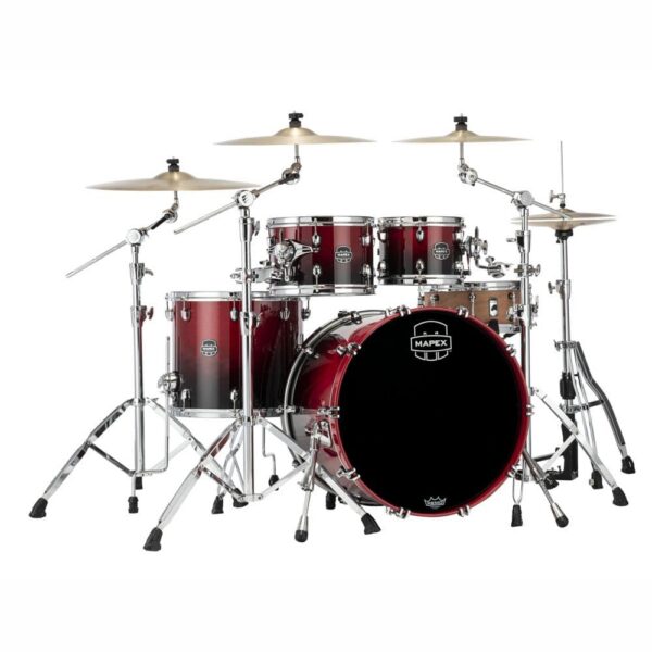 Mapex Saturn SR529XRQ 5-Piece Rock Shell Pack – Scarlet Fade - product image