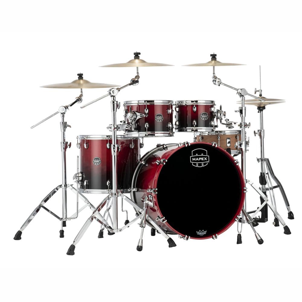 Mapex Saturn SR529XRQ 5-Piece Rock Shell Pack – Scarlet Fade - product image