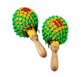 Tycoon TMPB-Y Yellow Plastic Beaded Maracas - product image