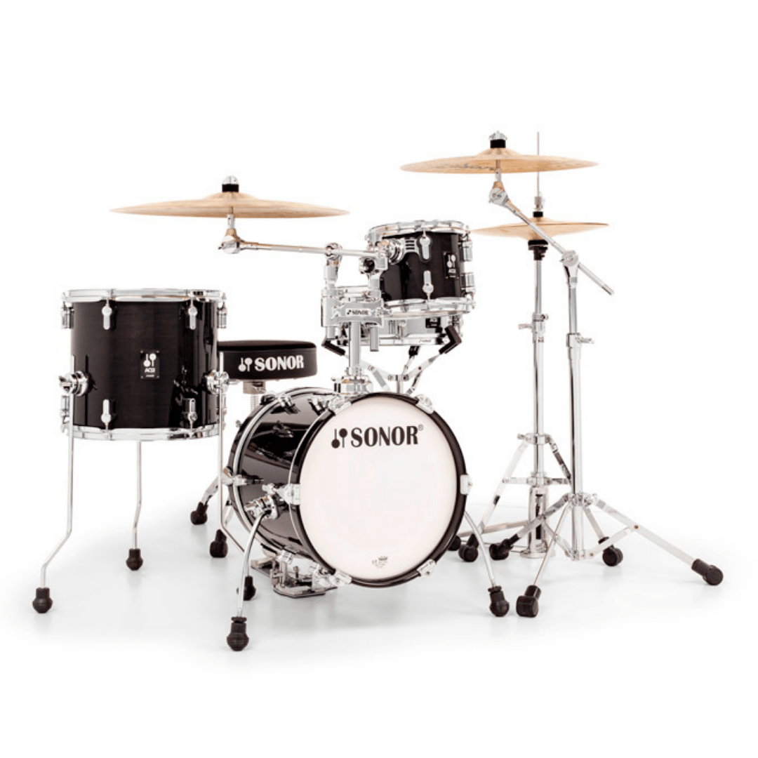 Sonor AQ2 Martini 4-Piece Shell Set – Transparent Stain Black - product image