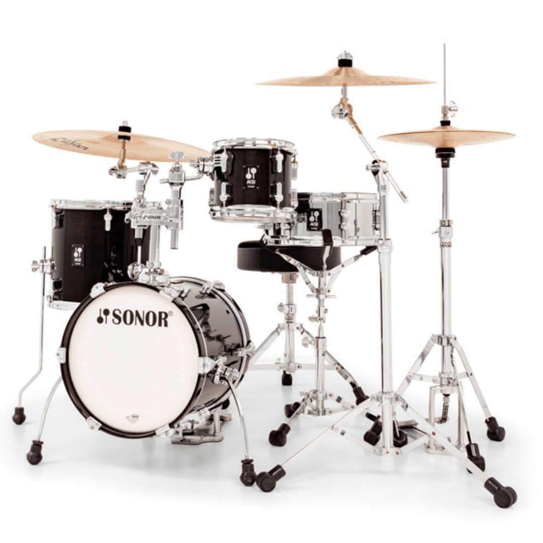 Sonor AQ2 Martini 4-Piece Shell Set – Transparent Stain Black - product image