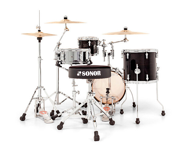 Sonor AQ2 Martini 4-Piece Shell Set – Transparent Stain Black - product image