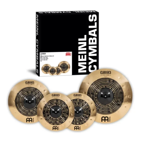 Meinl Classics Custom Dual CCDU141620 Cymbal Pack (14" HiHat, 16" Crash, 20" Ride, Free 18" Crash) - product image