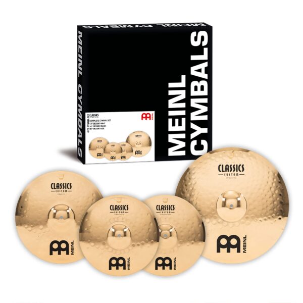 Meinl Classics Custom CC141620 Cymbal Pack (14" HiHat, 16" Crash, 20" Ride, Free 18" Crash) - product image